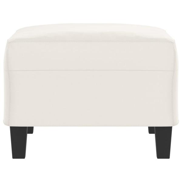 Fußhocker Beige 70x55x41 cm Mikrofasergewebe