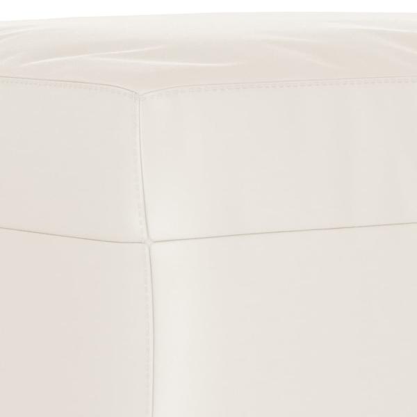 Fußhocker Beige 70x55x41 cm Mikrofasergewebe