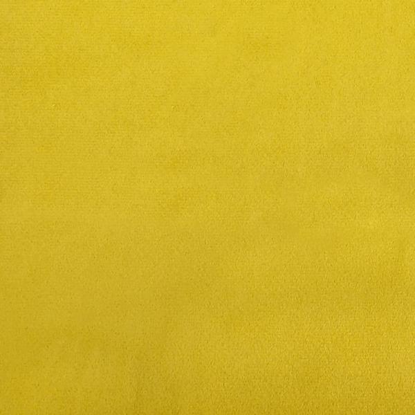 Tagesbett Ausziehbar mit Matratzen Gelb 100x200 cm Samt