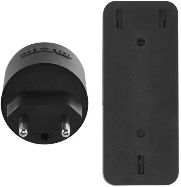 EMOS P5734B Türklingel, drahtlos, 72×42×42mm, IP56, 85 dB, schwarz (3402126000)
