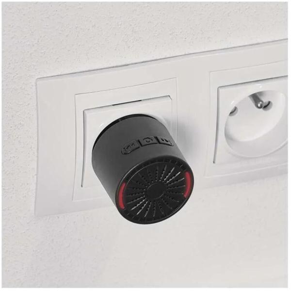 EMOS P5734B Türklingel, drahtlos, 72×42×42mm, IP56, 85 dB, schwarz (3402126000)