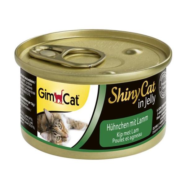 ARDEBO.de GimCat Dose ShinyCat  Hühnchen mit Lamm 70g