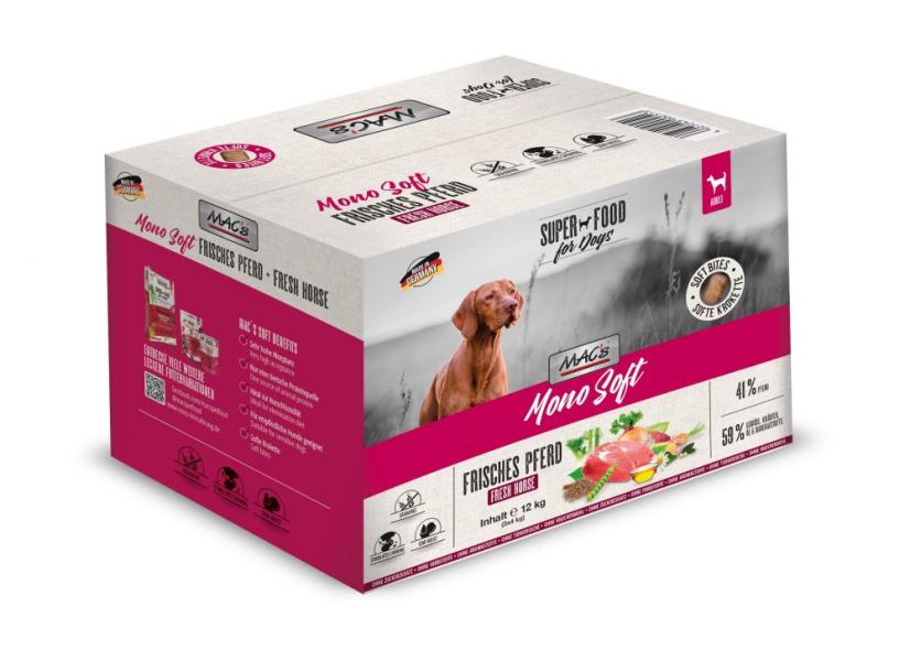 ARDEBO.de MACs Dog Mono Soft Frisches Pferd 12 kg