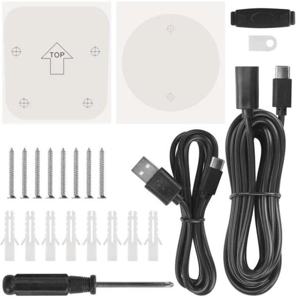 EMOS H4058 GoSmart rotierende Outdoor IP-Kamera, 4G/LTE, IP-6000, OWL, grau (3024040580)