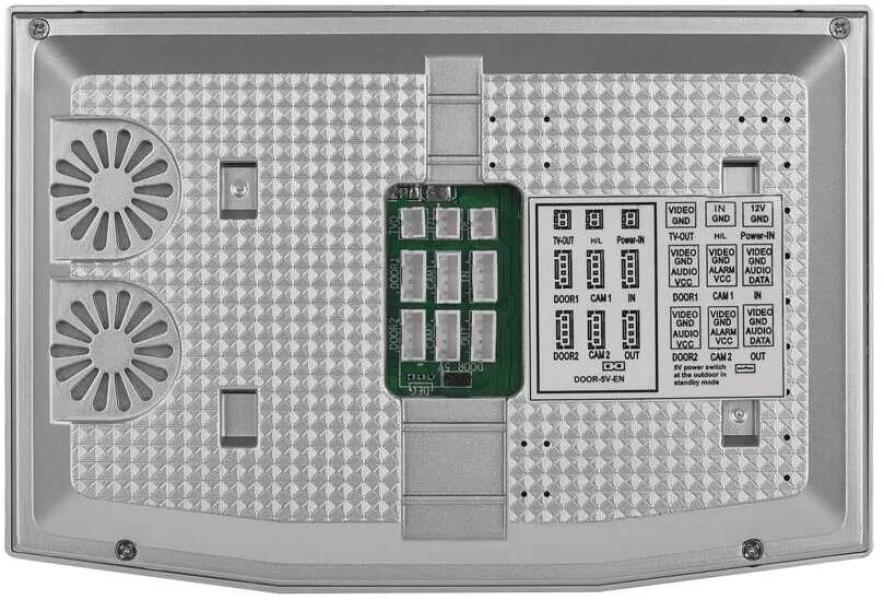 EMOS H4021 GoSmart 7" Zusatzmonitor IP-750B für Video-Türsprechanlage IP-750A, 145×205×12mm, silber (3010040210 )