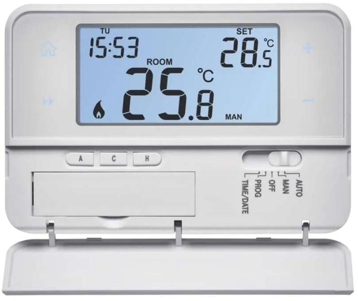 EMOS P5606OT OpenTherm Raumthermostat, programmierbar, verkabelt, weiß (2101208000)