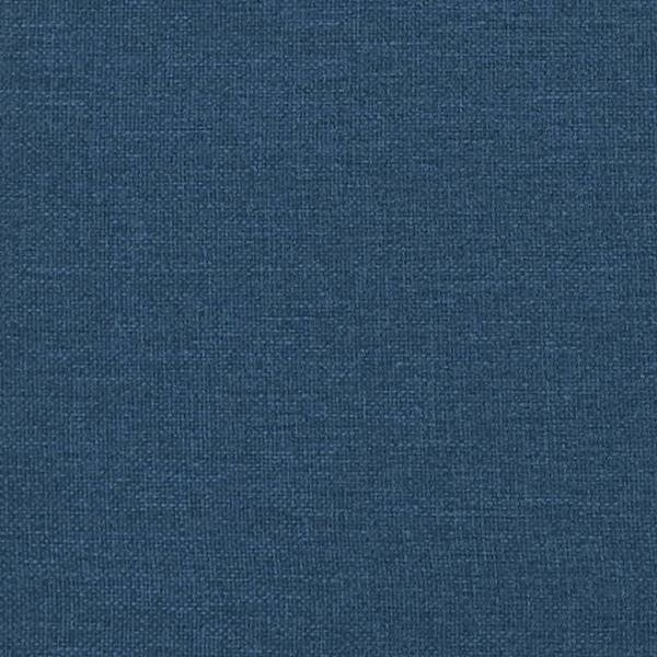 Boxspringbett mit Matratze Blau 80x200 cm Stoff