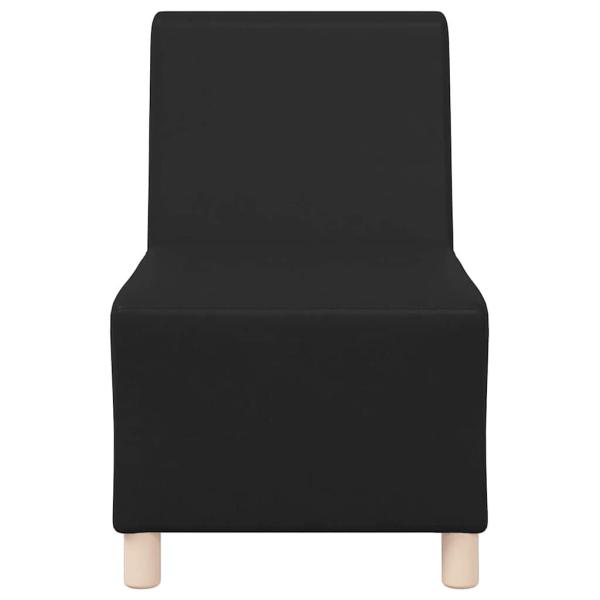 Sessel Schwarz 55 cm Kunstleder