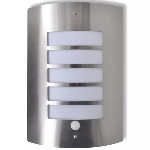 ARDEBO.de - Edelstahl-Wandlampe mit dem Bewegungsmelder