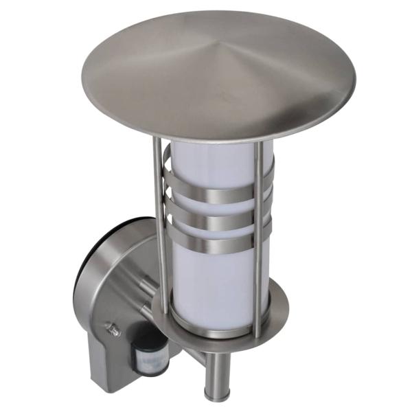 ARDEBO.de - Pagoda-förmige Edelstahl-Wandlampe mit dem Sensor