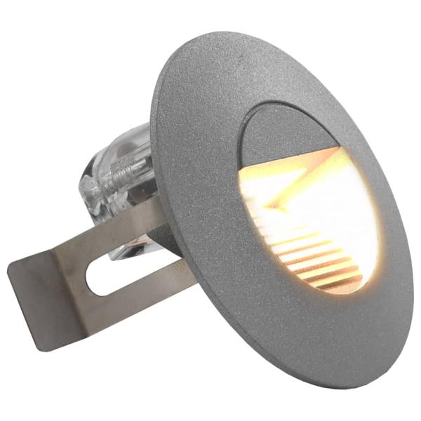 Außenwandleuchten 6 Stk. LED 5 W Silbern Rund