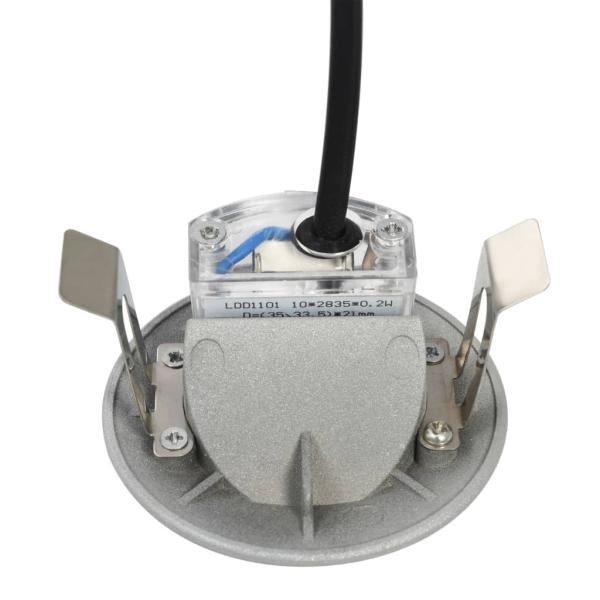 Außenwandleuchten 6 Stk. LED 5 W Silbern Rund