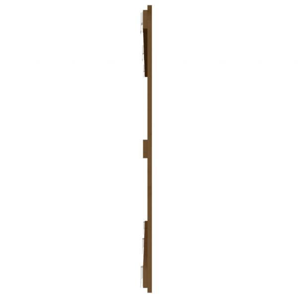 Wand-Kopfteil Honigbraun 159,5x3x90 cm Massivholz Kiefer