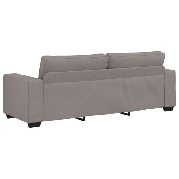 3-Sitzer-Sofa Taupe 180 cm Stoff