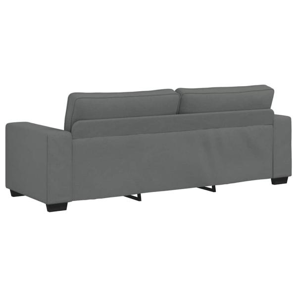 3-Sitzer-Sofa Dunkelgrau 180 cm Stoff