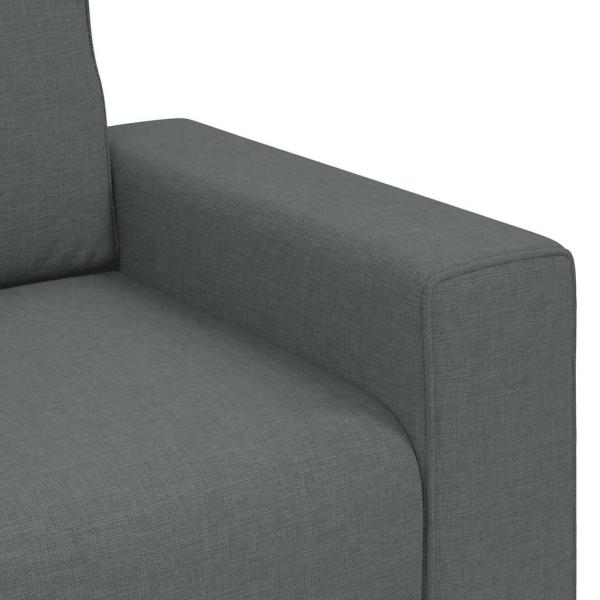3-Sitzer-Sofa Dunkelgrau 180 cm Stoff