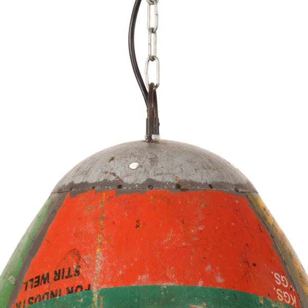 Hängelampe Industrie-Stil 25 W Mehrfarbig Rund 42 cm E27
