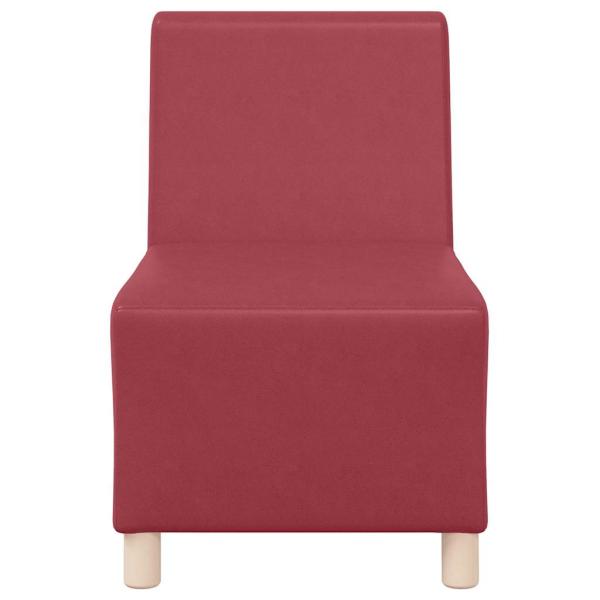 Sessel Weinrot 55 cm Kunstleder