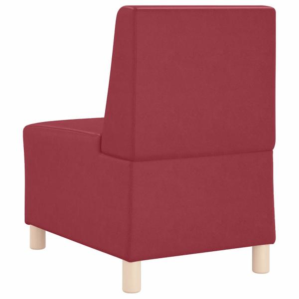 Sessel Weinrot 55 cm Kunstleder