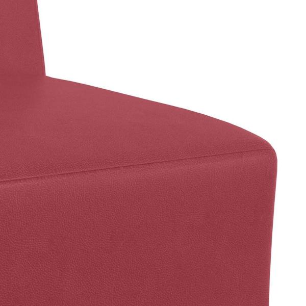 Sessel Weinrot 55 cm Kunstleder