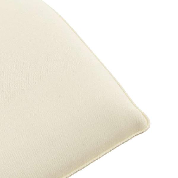 Sonnenliege Klappbar Creme 175x54x8,5 cm Oxford-Gewebe