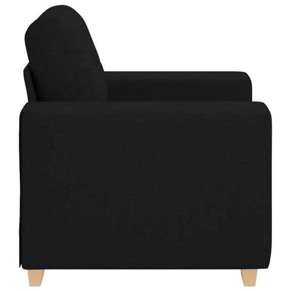 Sessel Schwarz 59 cm Stoff