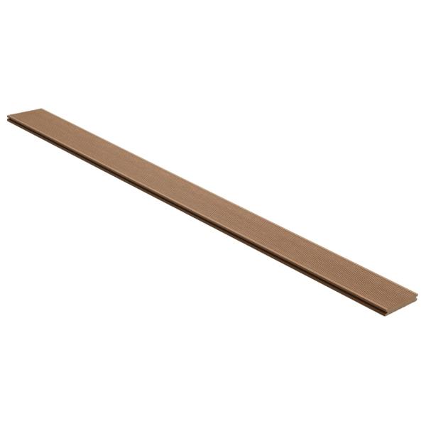 WPC Massive Terrassendielen mit Zubehör 20 m² 4 m Teak
