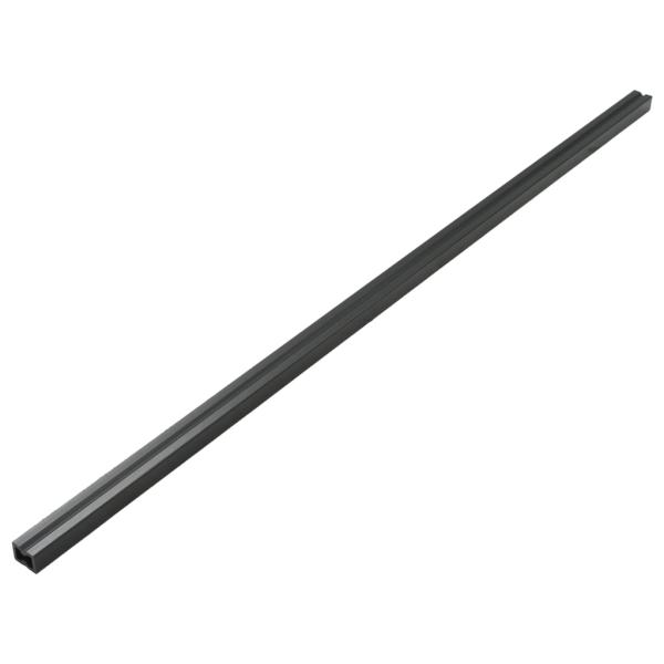 WPC Massive Terrassendielen mit Zubehör 10 m² 2,2 m Schwarz