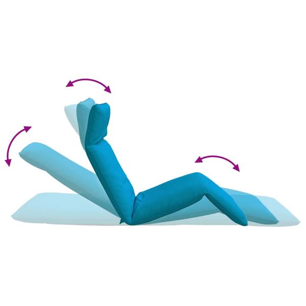 Sonnenliege Klappbar Hellblau 175x54x8,5 cm Oxford-Gewebe