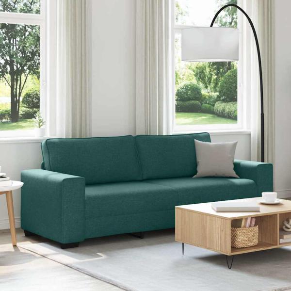 ARDEBO.de - 3-Sitzer-Sofa Dunkelgrün 180 cm Stoff