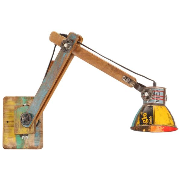 ARDEBO.de - Wandleuchte Industrie-Stil Mehrfarbig Rund E27