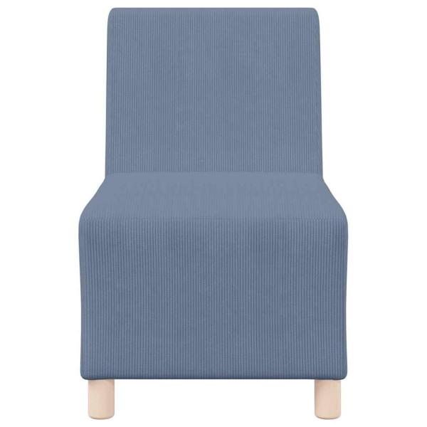 Sessel Blau 55 cm Cordstoff