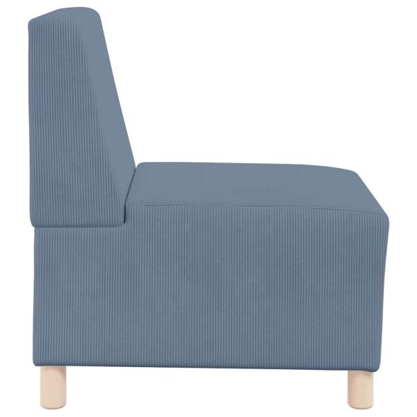 Sessel Blau 55 cm Cordstoff
