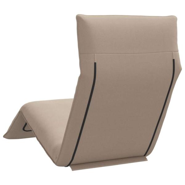 Sonnenliege Klappbar Taupe 175x54x8,5 cm Oxford-Gewebe
