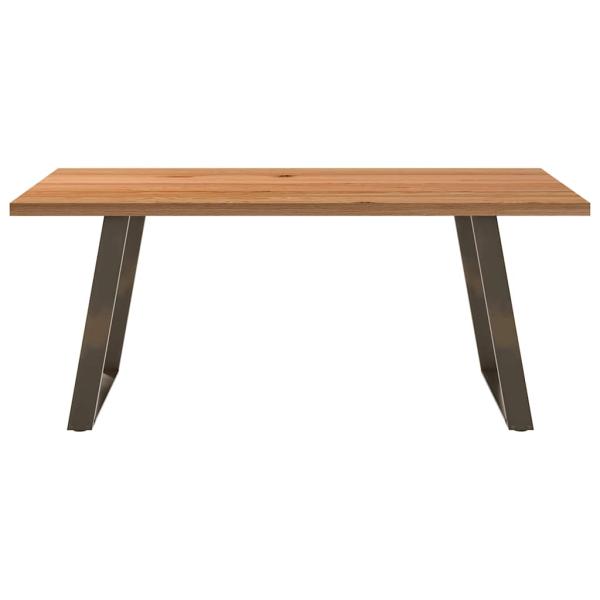 Esstisch Hellbraun 180x100x74 cm Massivholz Eiche Rechteckig