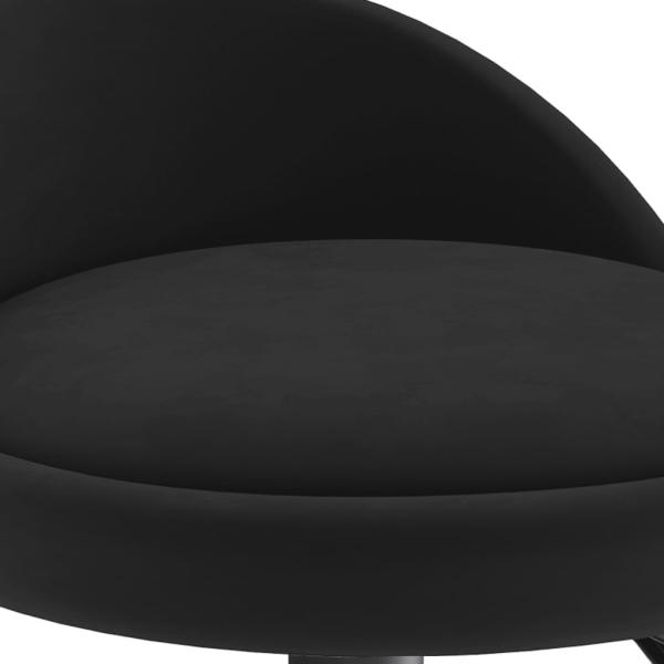 Barhocker 2 Stk. Schwarz Samt