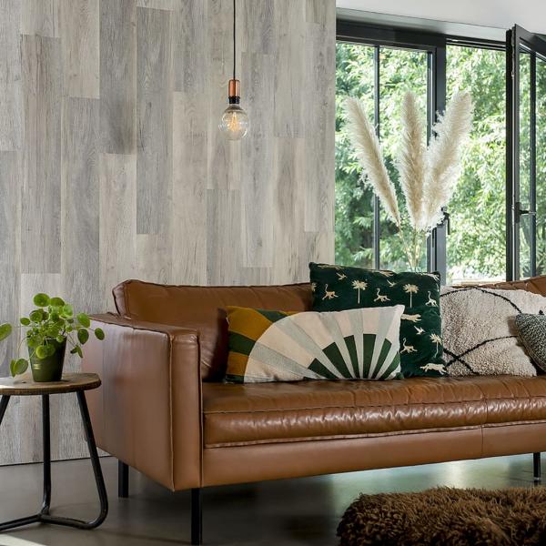 WallArt Wandpaneele 30 Stk. GL-WA31 Holzoptik Barnwood-Eiche Weiß