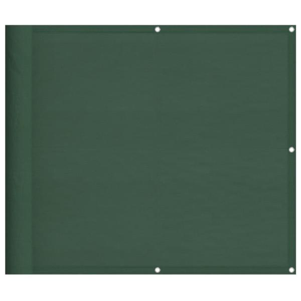 Balkon-Sichtschutz Dunkelgrün 90x800 cm 100 % Polyester-Oxford
