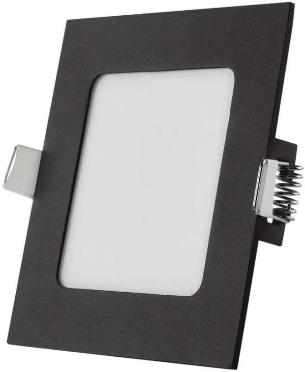 ARDEBO.de EMOS NEXXO ZD2323 LED-Einbauleuchte, quadratisch, Change CCT, 7W, 1600lm, 120x120mm, schwarz (1540240670)