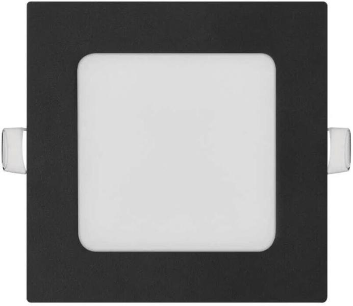 EMOS NEXXO ZD2323 LED-Einbauleuchte, quadratisch, Change CCT, 7W, 1600lm, 120x120mm, schwarz (1540240670)