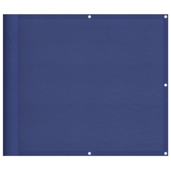 Balkon-Sichtschutz Blau 90x1000 cm 100 % Polyester-Oxford