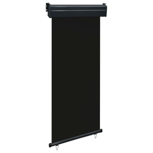 ARDEBO.de - Balkon-Seitenmarkise 85x250 cm Schwarz