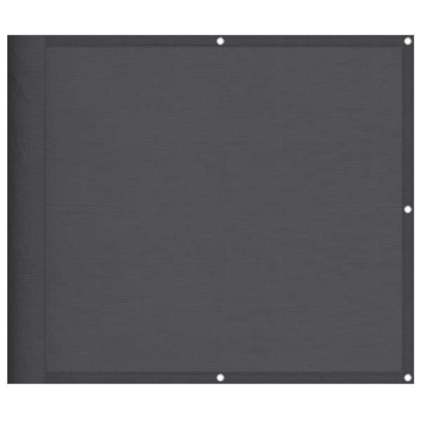 Balkon-Sichtschutz Anthrazit 90x800 cm 100 % Polyester-Oxford
