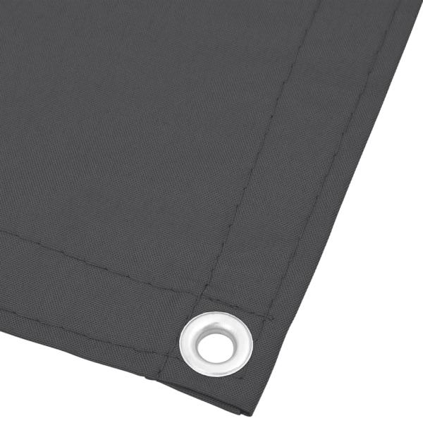 Balkon-Sichtschutz Anthrazit 90x800 cm 100 % Polyester-Oxford
