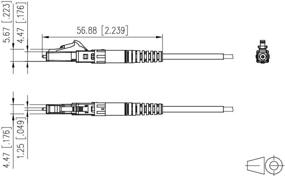 Metz Connect OpDAT FASTTM Hybrid Steckerbausatz LC APC OS2 VPE=100 Stück für Kabel Ø 2,0 + 3,0 mm inkl. Cleaver-Set, Faser-Guide und Kabelassemblierungsset (1509QKJA010C-E)