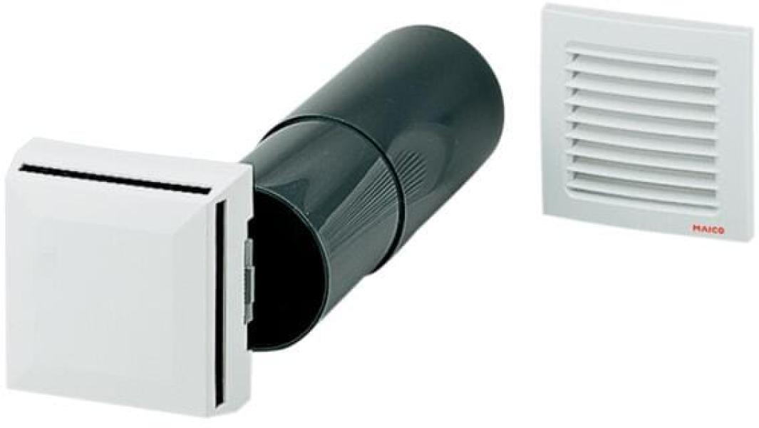 ARDEBO.de Maico ALD 10 Außenluftdurchlass, stufenlos, klappenart manuell, reinweiß (0152.0054)