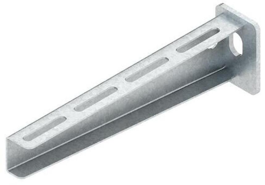 ARDEBO.de Niedax KTA 200 E3 Hängestiel- und Wandausleger, 55x210 mm, 2,5 kN, Edelstahl, gebeizt