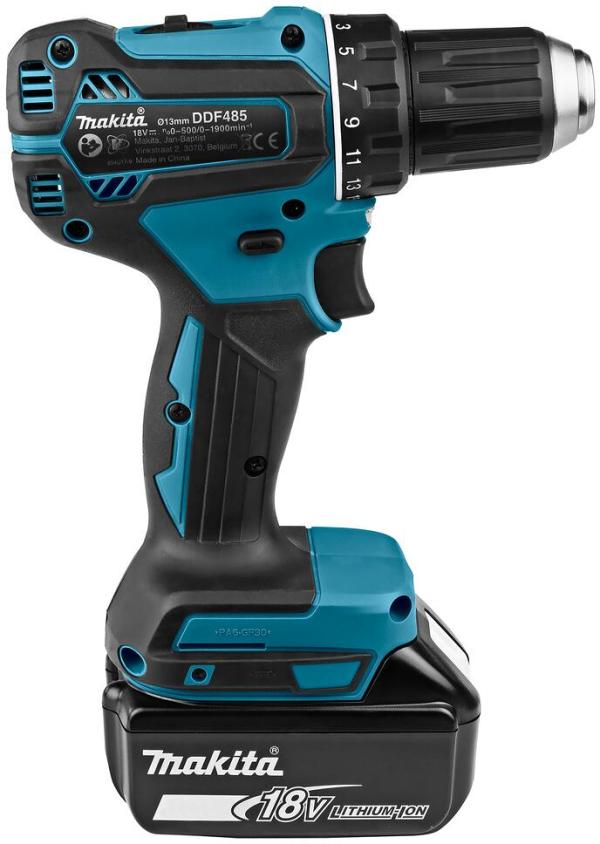 Makita DDF485RTJ Akku-Bohrschrauber 18V, türkis