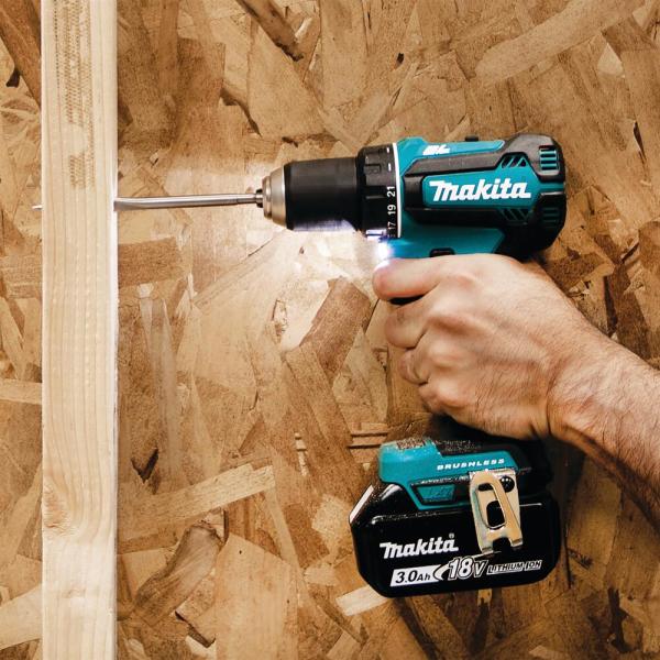 Makita DDF485RTJ Akku-Bohrschrauber 18V, türkis