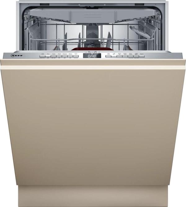 ARDEBO.de Neff S255EVX04E N50 Vollintegrierter Geschirrspüler, 60 cm breit, 14 Maßgedecke, AquaStop, InfoLight, HomeConnect, OpenDry, Flex Besteckschublade